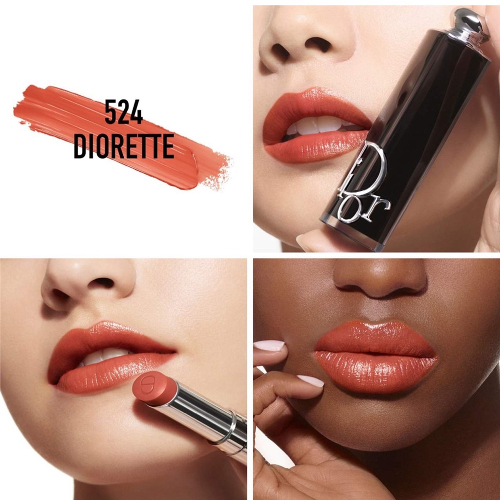 DIOR 524 ADDICT SHINE LIPSTICK 💕